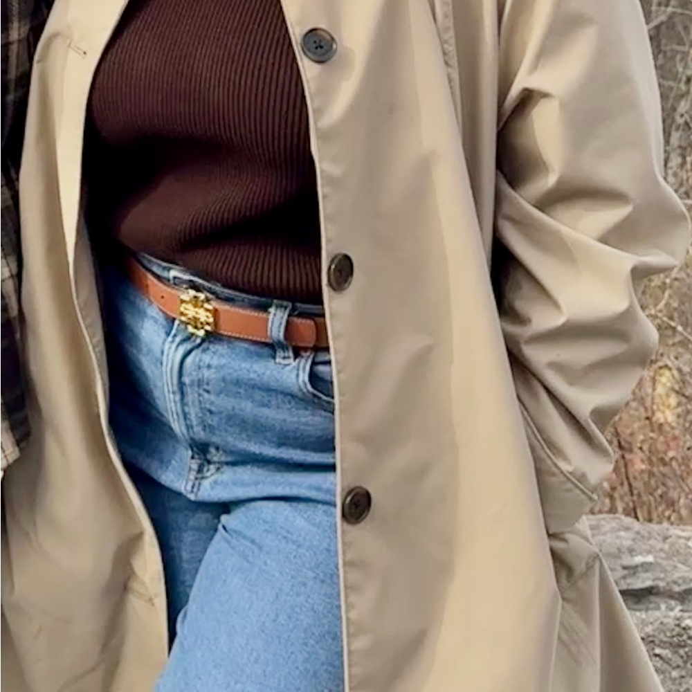 Vintage Classic Tan Women's Trench Coat